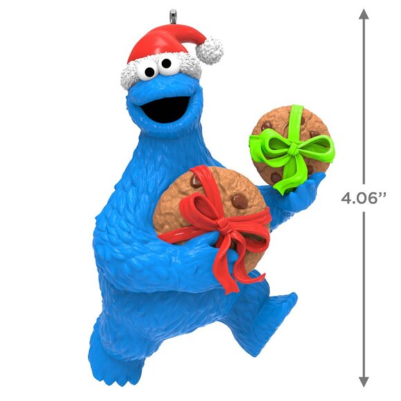 New! Cookie Monster Sesame St. Hallmark Keepsake Christmas Ornament 2021 - Picture 3 of 5